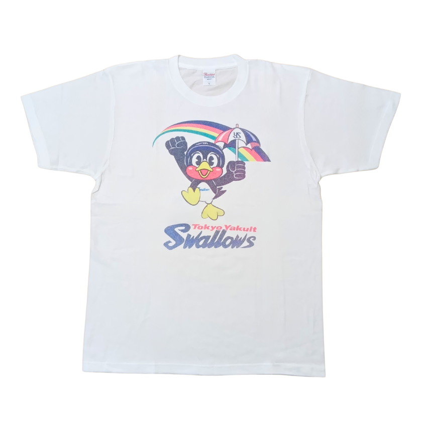 応援つば九郎Tシャツ（白） – 東京ヤクルトスワローズ