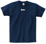Swallows刺繍Tシャツ(ネイビー×刺繍ホワイト)