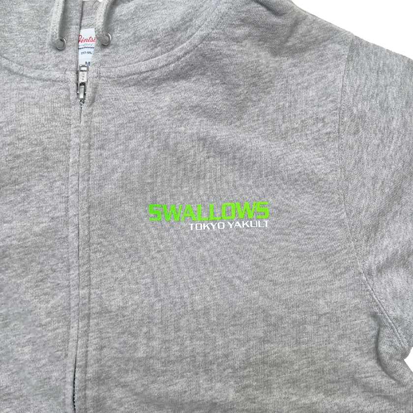 スワローズロゴジップパーカー（グレー ）