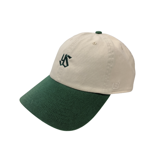 【2026新作】B-Union ysロゴキャップ/アイボリー×グリーン