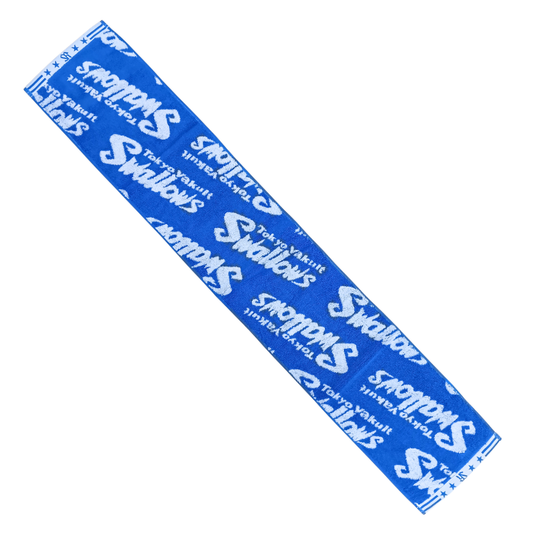 【発売中】スワローズロゴマフラータオル/総柄ブルー