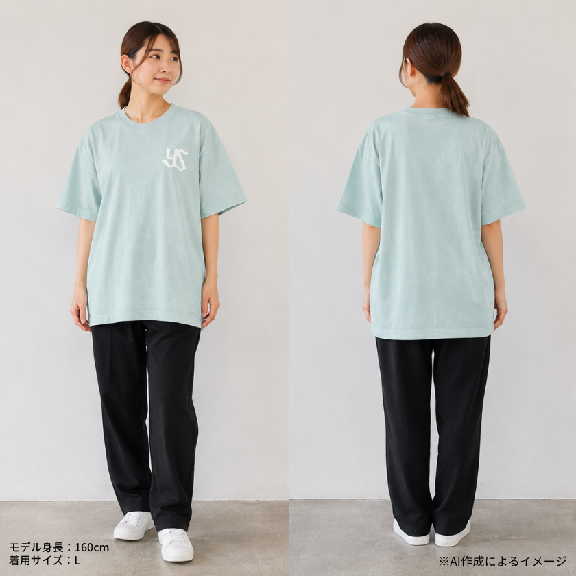 【発売中】YSロゴ ビンテージTシャツ/ネイビー