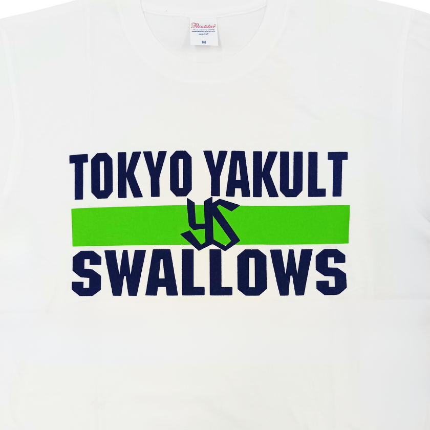 SwallowsロゴTシャツA（ホワイト）