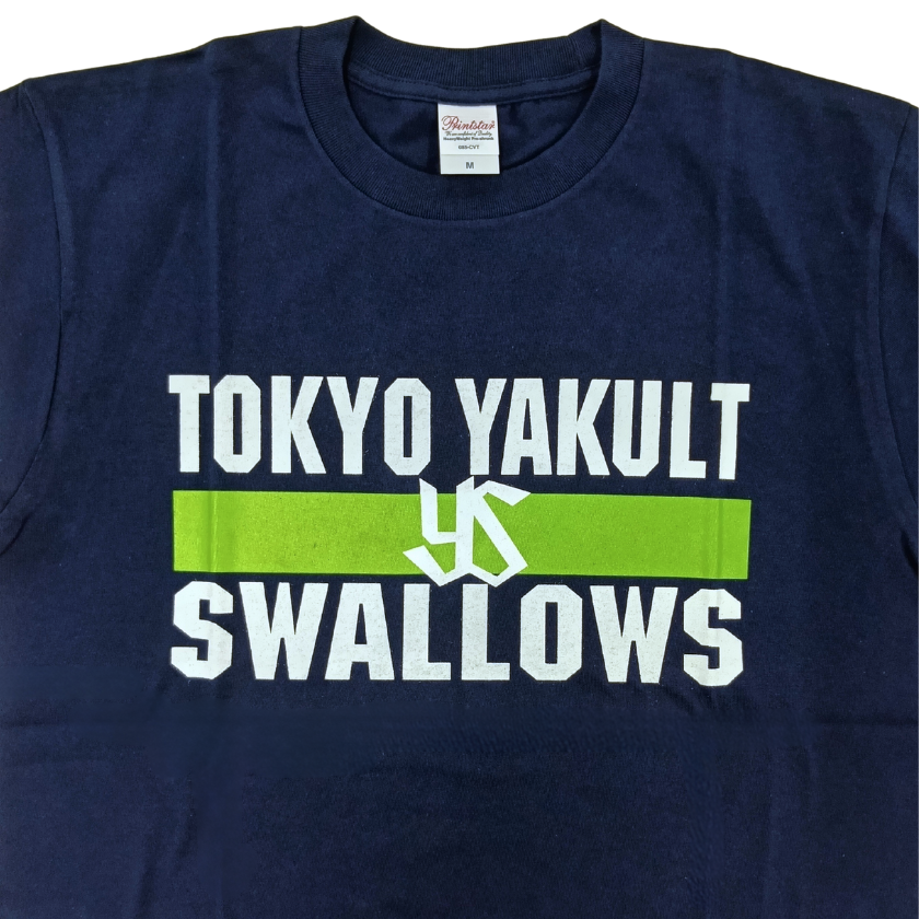 SwallowsロゴTシャツA（ネイビー）
