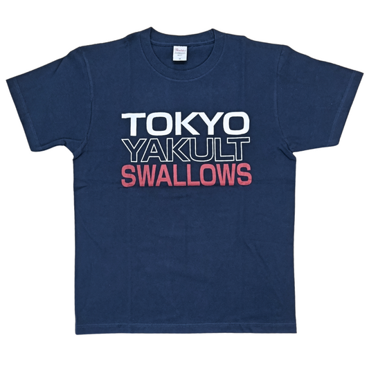 スワローズロゴTシャツ(ネイビー×レッド)